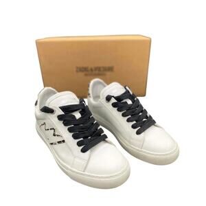 Zadig & Voltaire Women's Sneakers Cheeta Print White Leather Size EUR 38 US